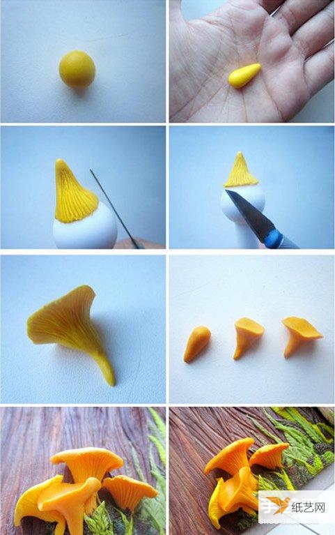 非常精美的立体粘土画制作方法图解教程